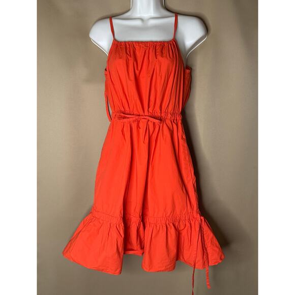 Chinti and Parker Red Tie Waist Dress 4 - Picture 7 of 9